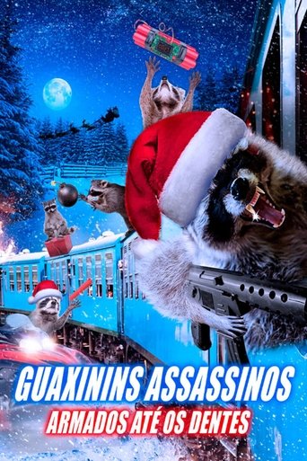 Capa de Guaxinins Assassinos: Armados Até Os Dentes