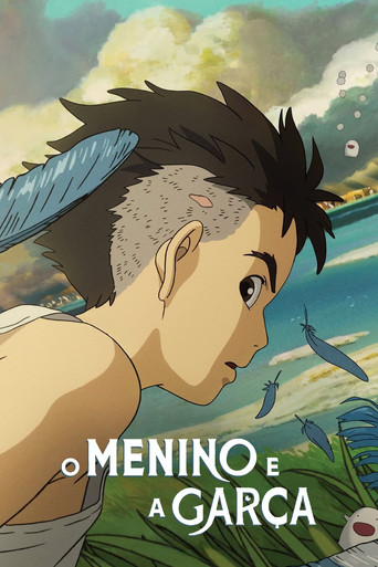 Capa de O Menino e a Garça