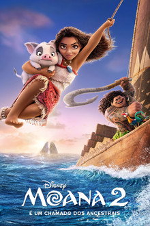 Capa de Moana 2: É um Chamado dos Ancestrais