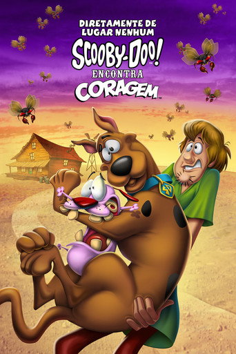 Capa de Diretamente de Lugar Nenhum: Scooby-Doo! Encontra Coragem