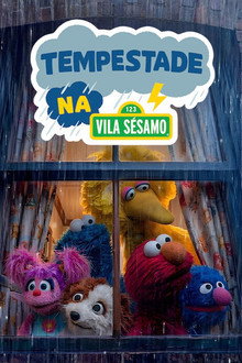 Capa de Tempestade na Vila Sésamo