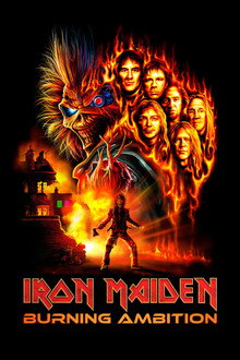 Capa de Iron Maiden: Burning Ambition
