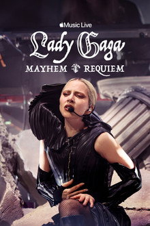 Capa de Apple Music Live: Lady Gaga MAYHEM Requiem