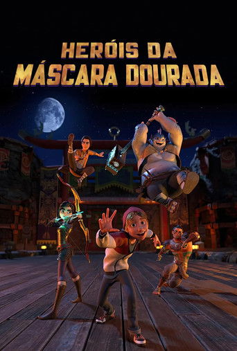 Capa de Heróis da Máscara Dourada